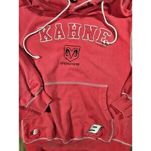 Kasey Kahne #9 Red Hoodie Men’s Small Dodge Racing NASCAR Sweatshirt